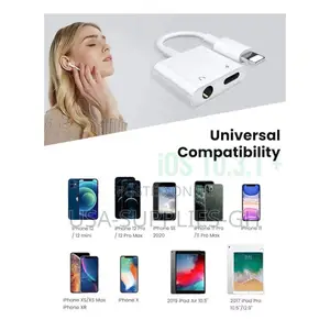 Apple MFi Certified Lighting to 3.5mm Audio Jack, USB-C Charging F USA