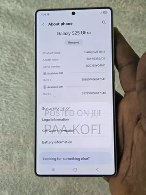Samsung Galaxy S25 Ultra 512 GB Silver