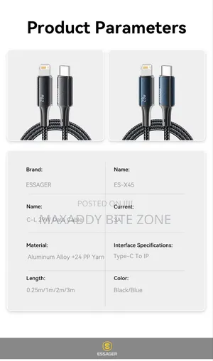 Essager Type C Cable for iPhone 14 13 12 11 Pro Max XS Xr PD 29W Fast