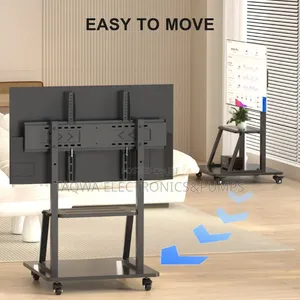 Thicker 60-100 Inches Mobile TV Stand Inches