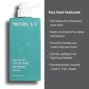 Medix 5.5 Glycolic Acid +Lactic Acid Body Wash