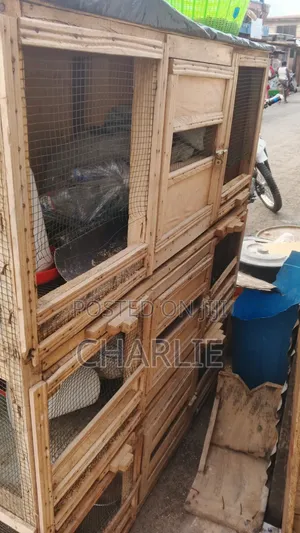 Space-Saving 3-Level Wooden Animal's Cage