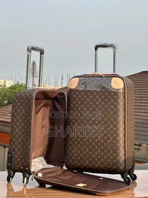Luxury Monogram Travel Suitcase Set - Durable 360° Spinner Luggage Set