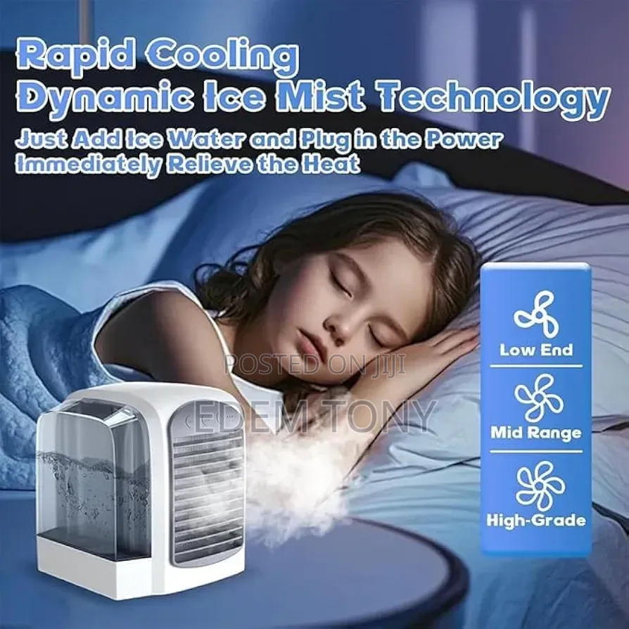 Portable 380ml Personal Desktop Air Cooler Fan ;Model WT-F10