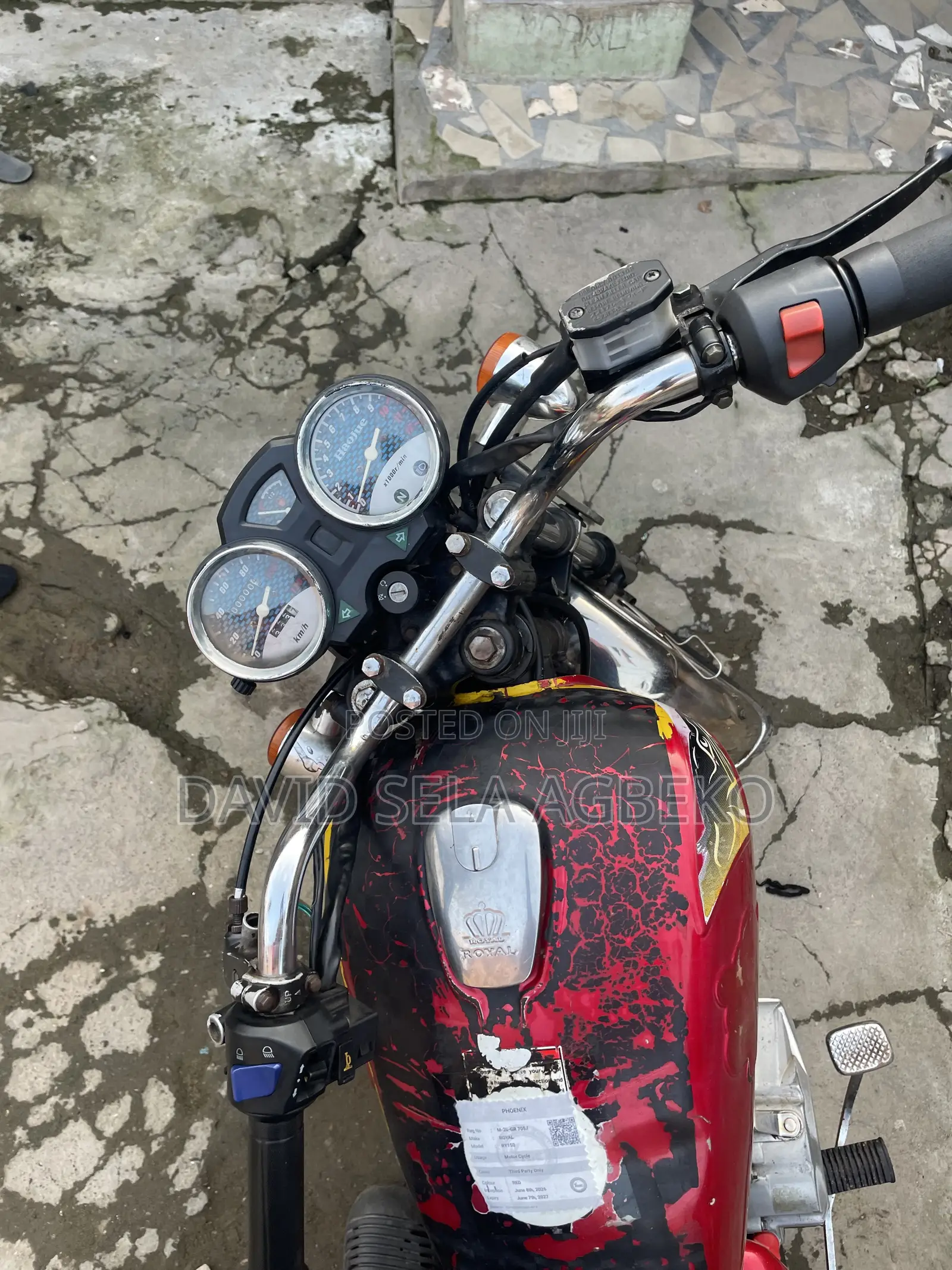 Royal Motorcycle 2020 Red
