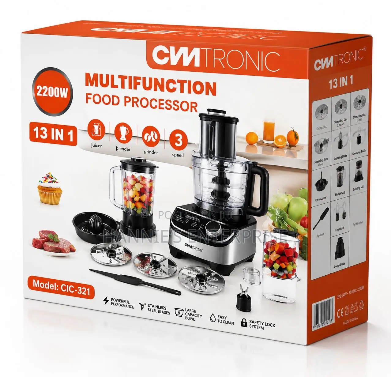 13-in-1 Multifunction Food Processor