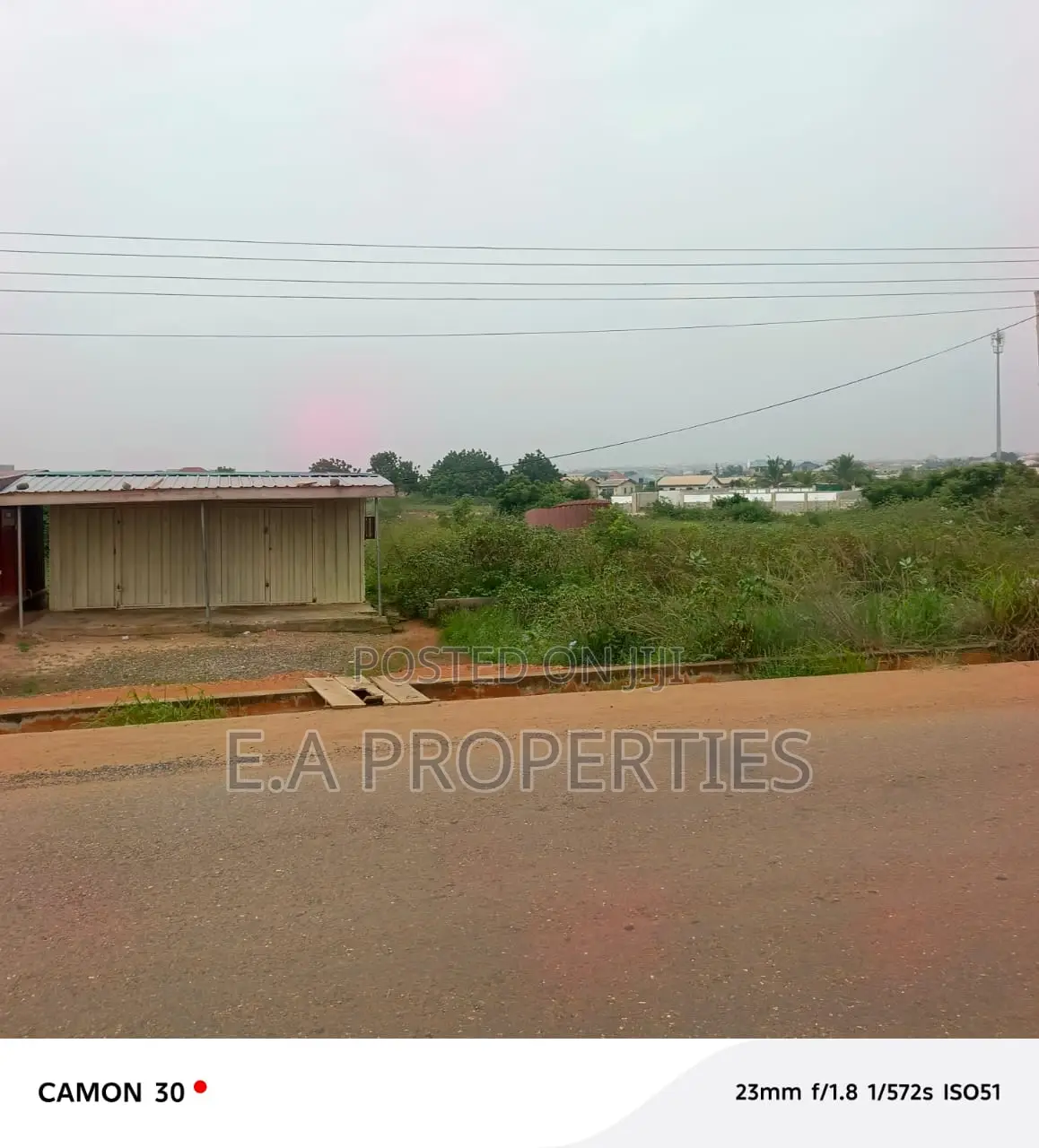 Road Side Land for Sale at East Legon Hills Police City