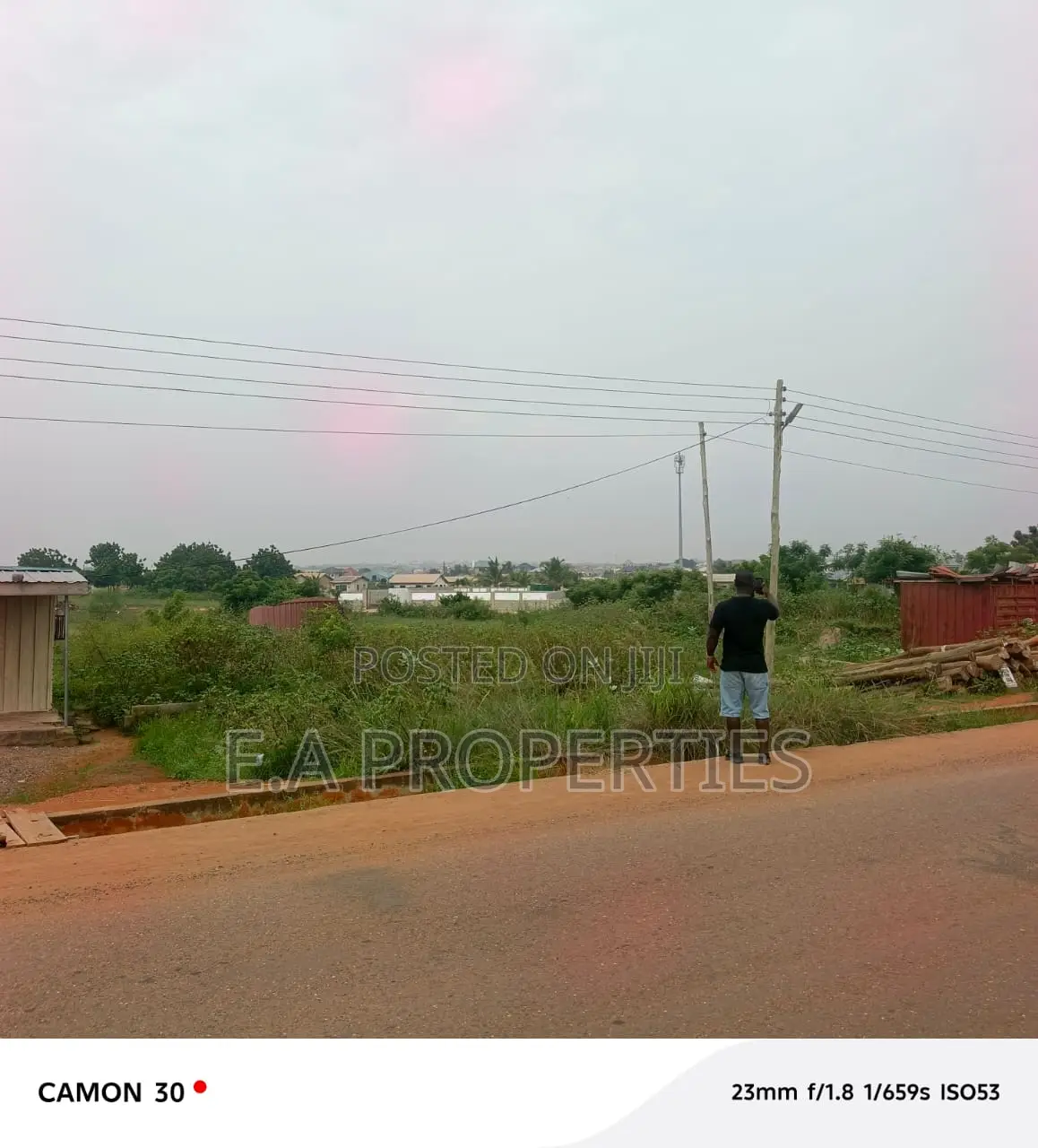 Road Side Land for Sale at East Legon Hills Police City