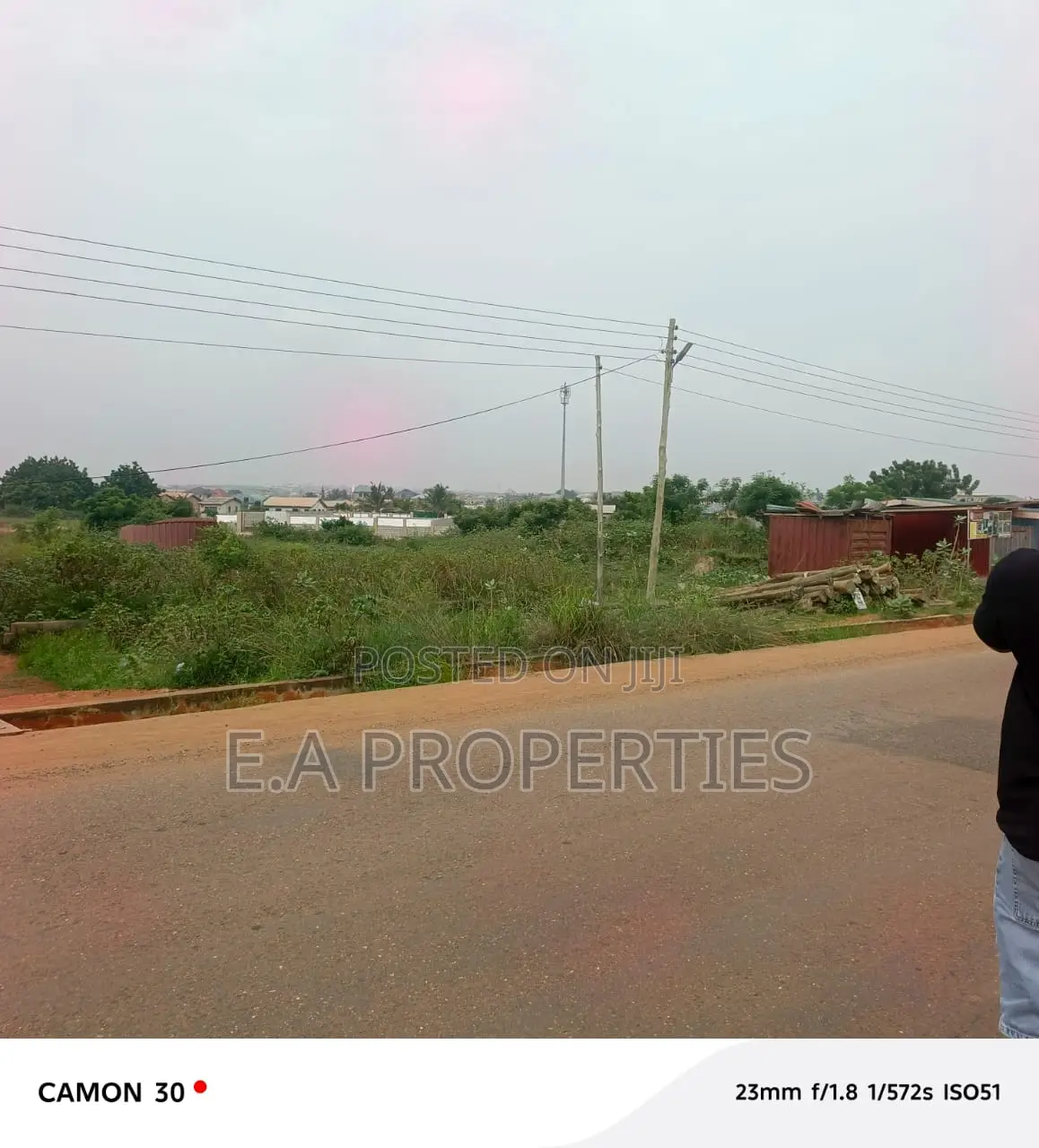 Road Side Land for Sale at East Legon Hills Police City