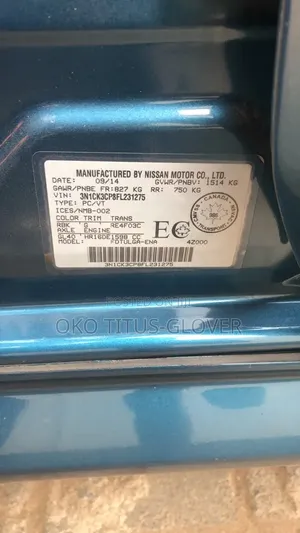Nissan Micra 2014 Blue