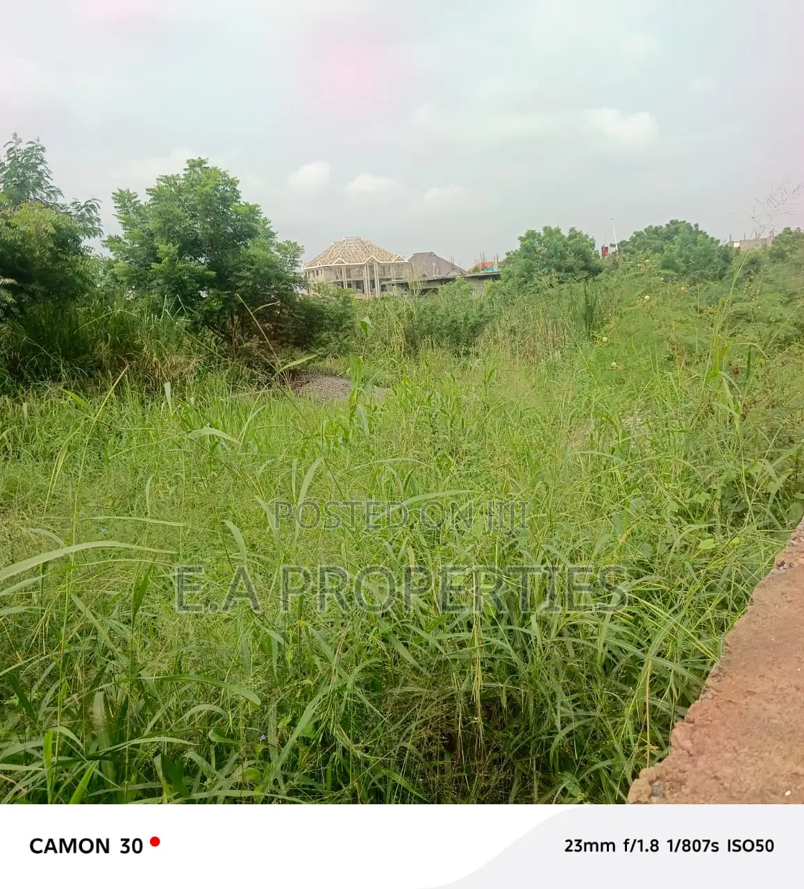 Road Side Land for Sale at East Legon Hills Road