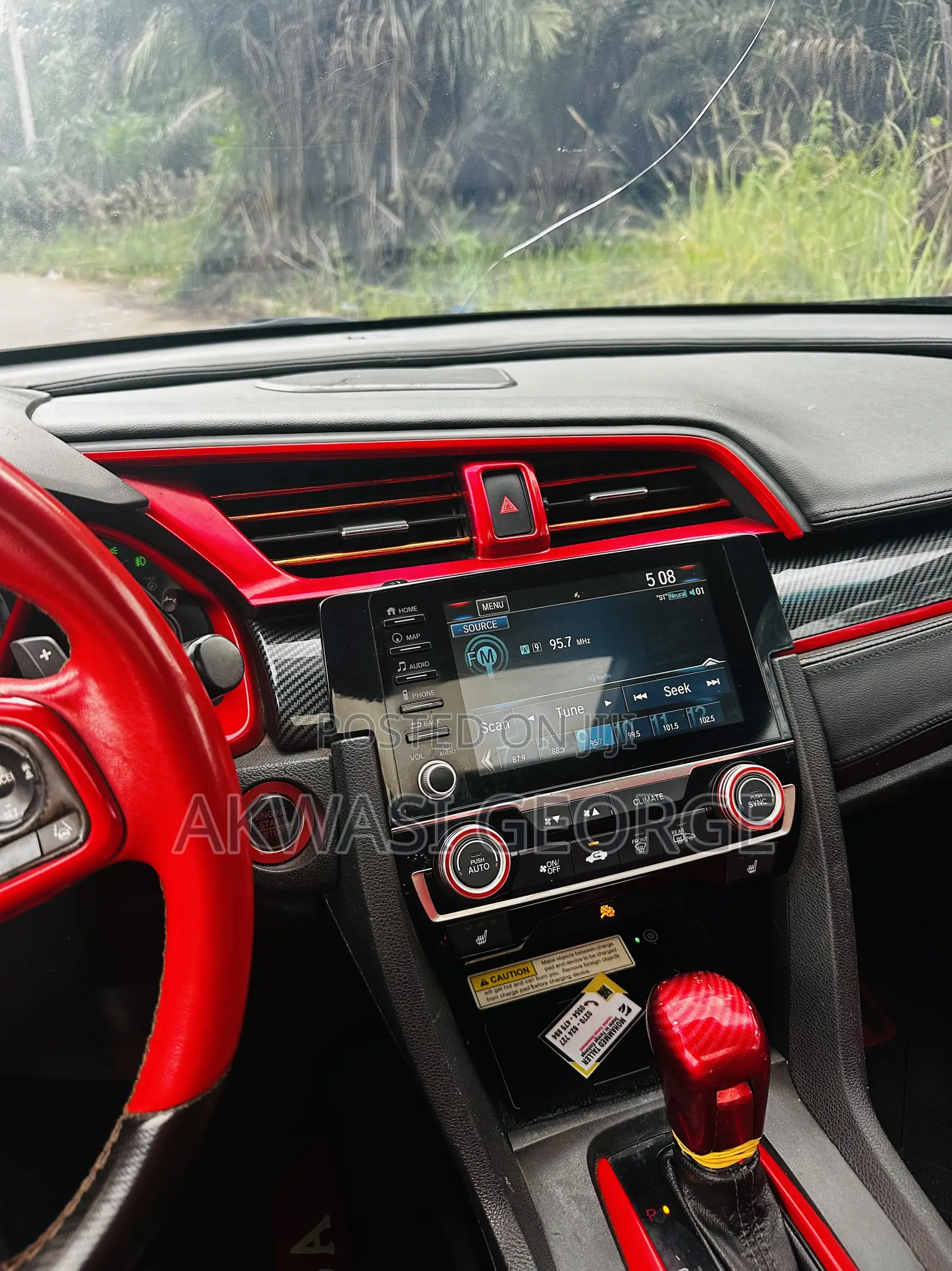 Honda Civic Touring Sedan 2019 Gray