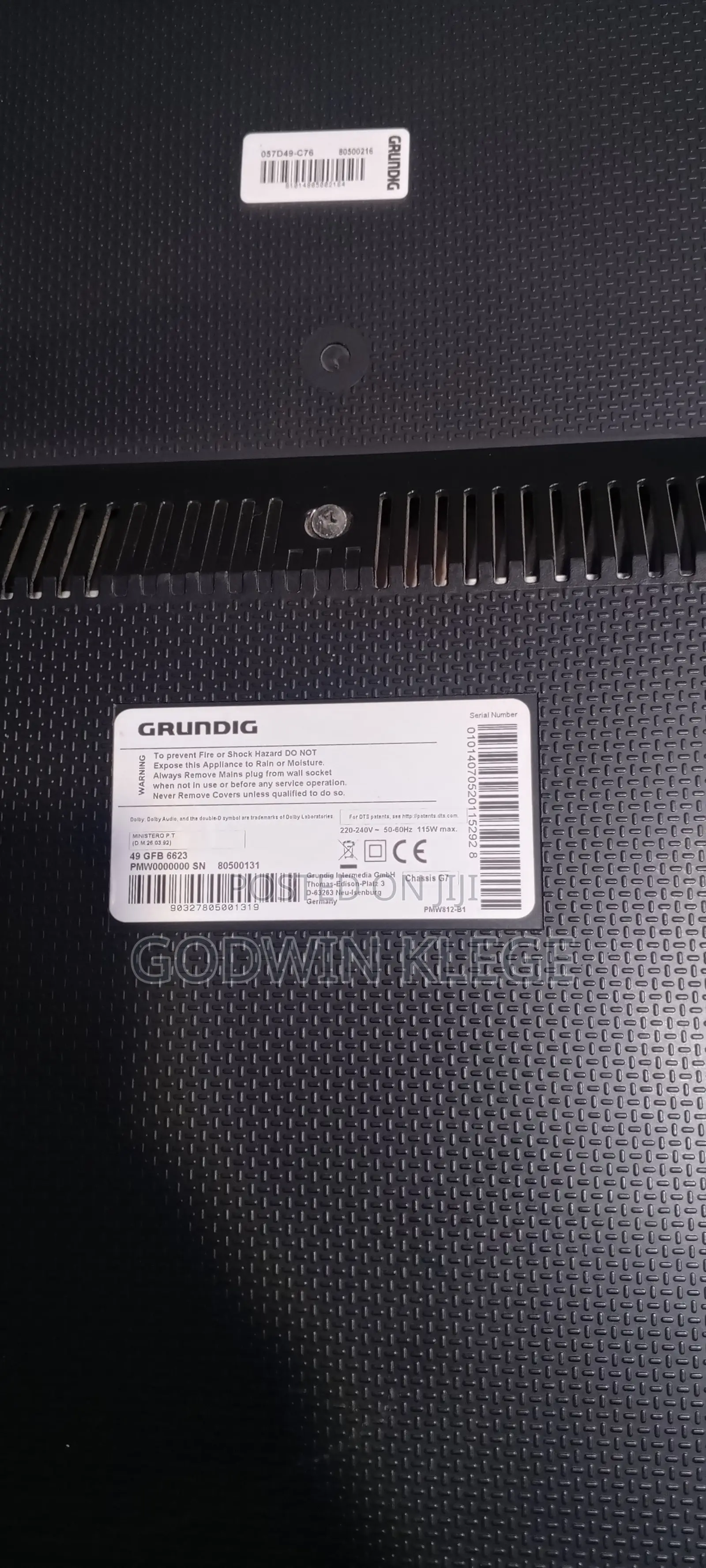 Grundig TV Broken Screen
