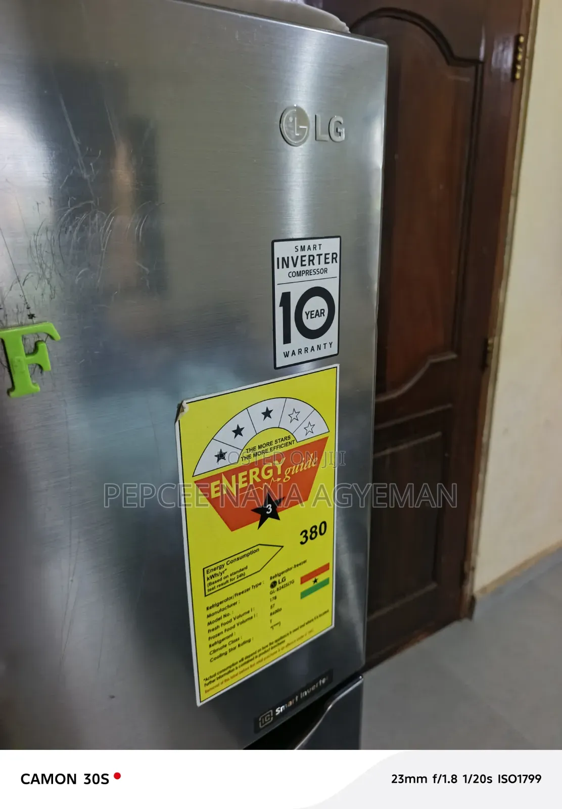 Slightly Used LG Fridge