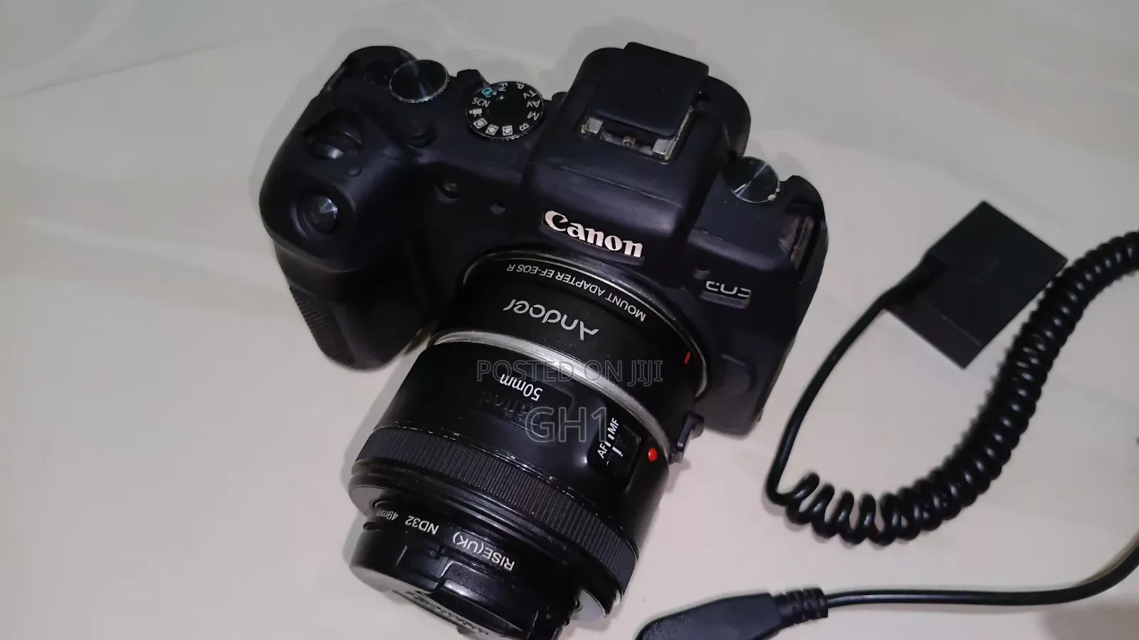 Canon RP With Adapter and Canon 50mm Lens F1.8 Lens