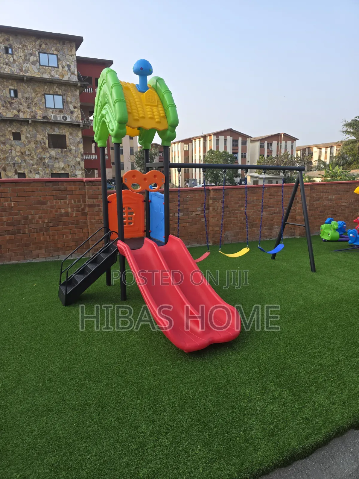 Commercial Swing Set With Slide for School Playgrounds