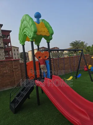 Commercial Swing Set With Slide for School Playgrounds