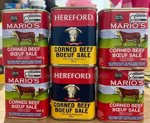Corned Beef From Canada Hereford and Mario's 340g