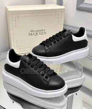 Original Alexander McQueen Black, Sole White