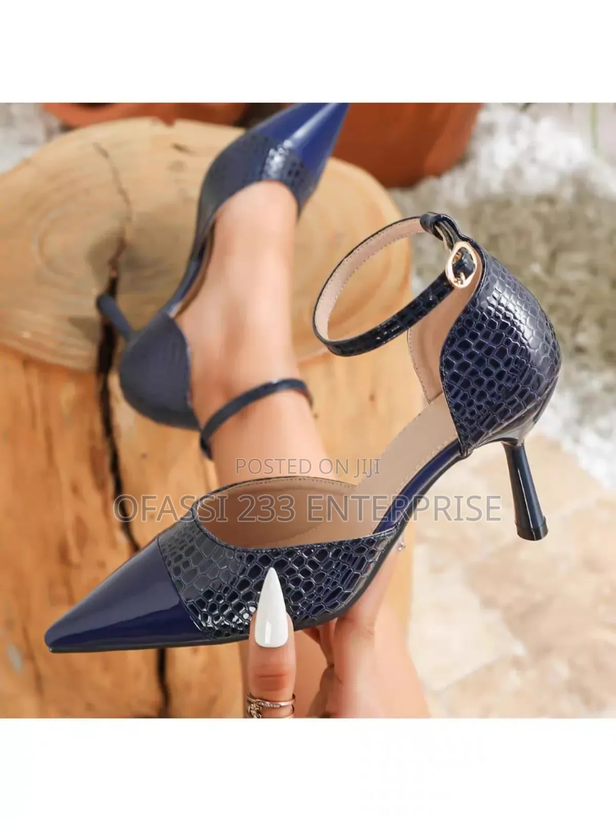 Pointed Toe Strappy Stiletto Ankle Strap