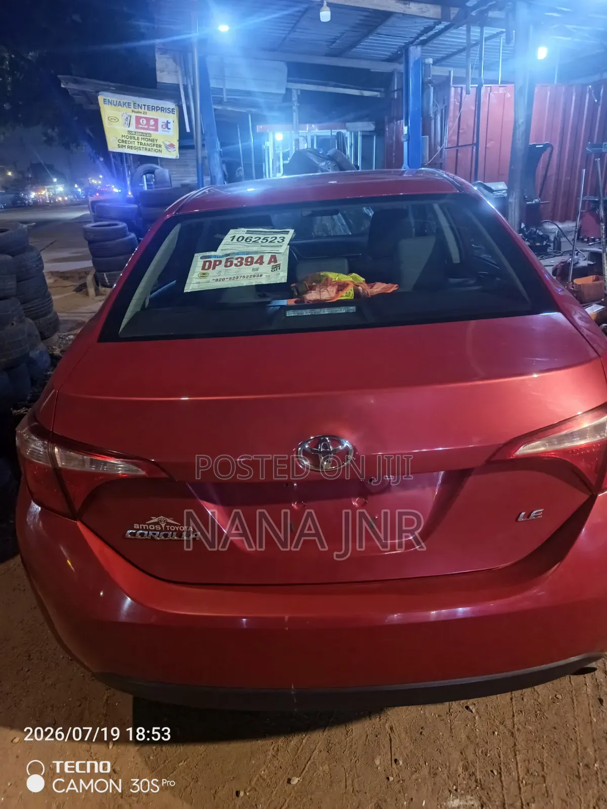 Toyota Corolla 2017 Red