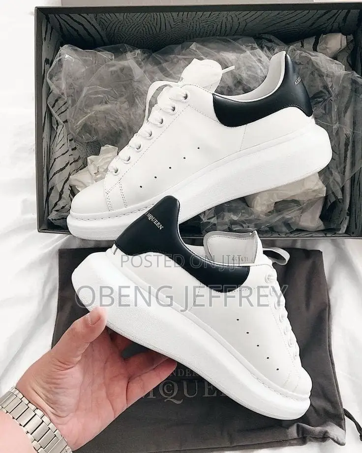 Original Alexander McQueen White With Back Black