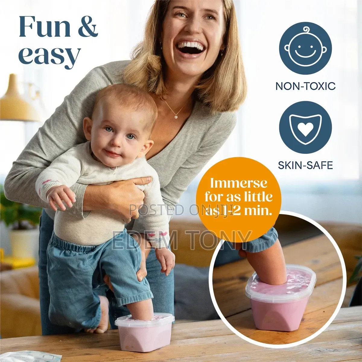 Baby Casting Kit 3D for Hand Feet - Skin-Safe Non-Toxic