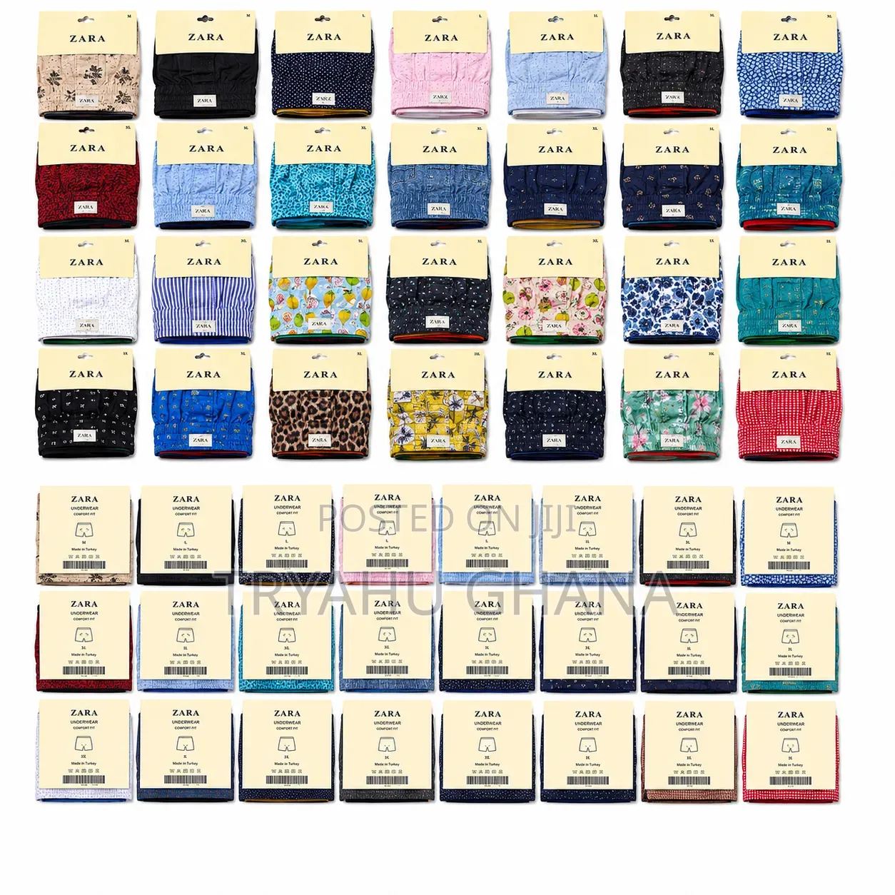 Breathable Cotton Men's Zara Boxers