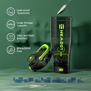 HeaDot Rechargeable Electric Protein Shaker Bottle