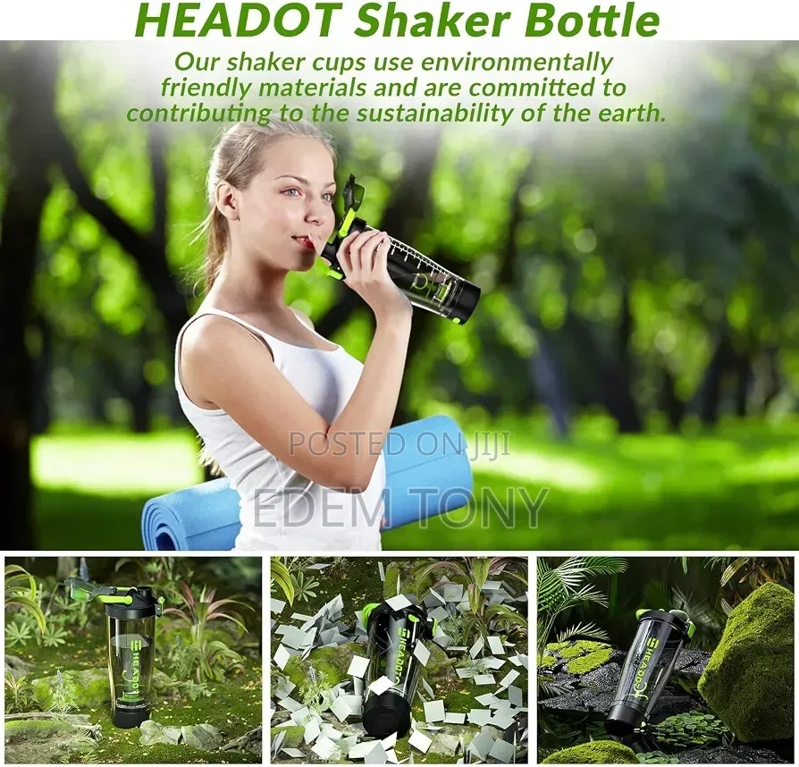HeaDot Rechargeable Electric Protein Shaker Bottle