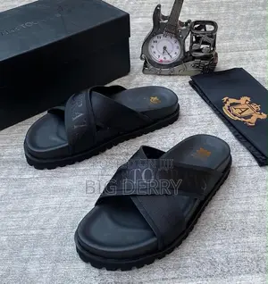 Suede Cross Slides Mixed Brands