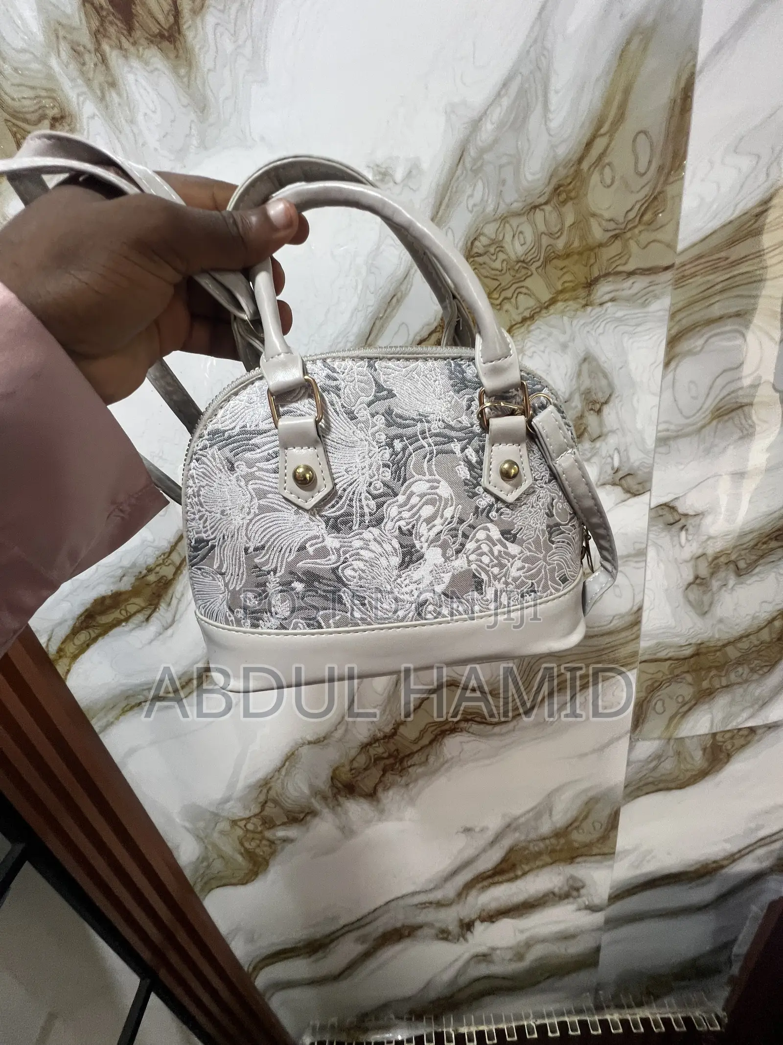 Jacquard Embossed MiniAlma/Dome Bag