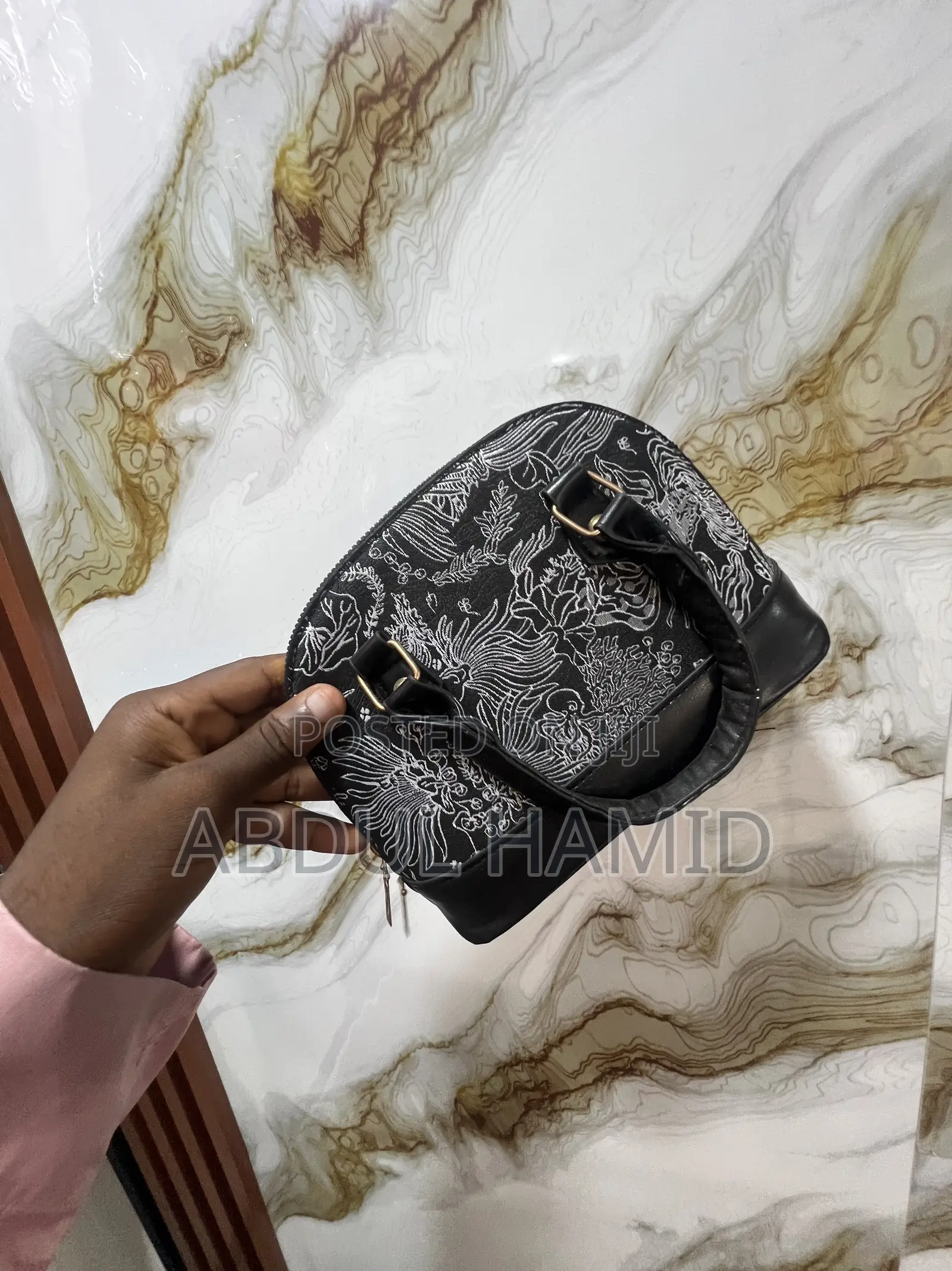 Jacquard Embossed MiniAlma/Dome Bag
