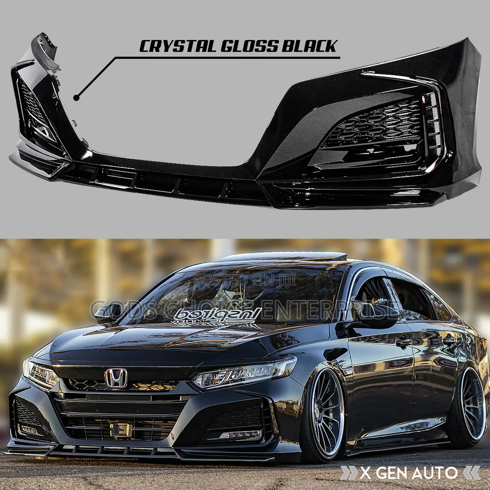 Complete Front and Back Bumper Accord Black Ediction 2018-2021-2022