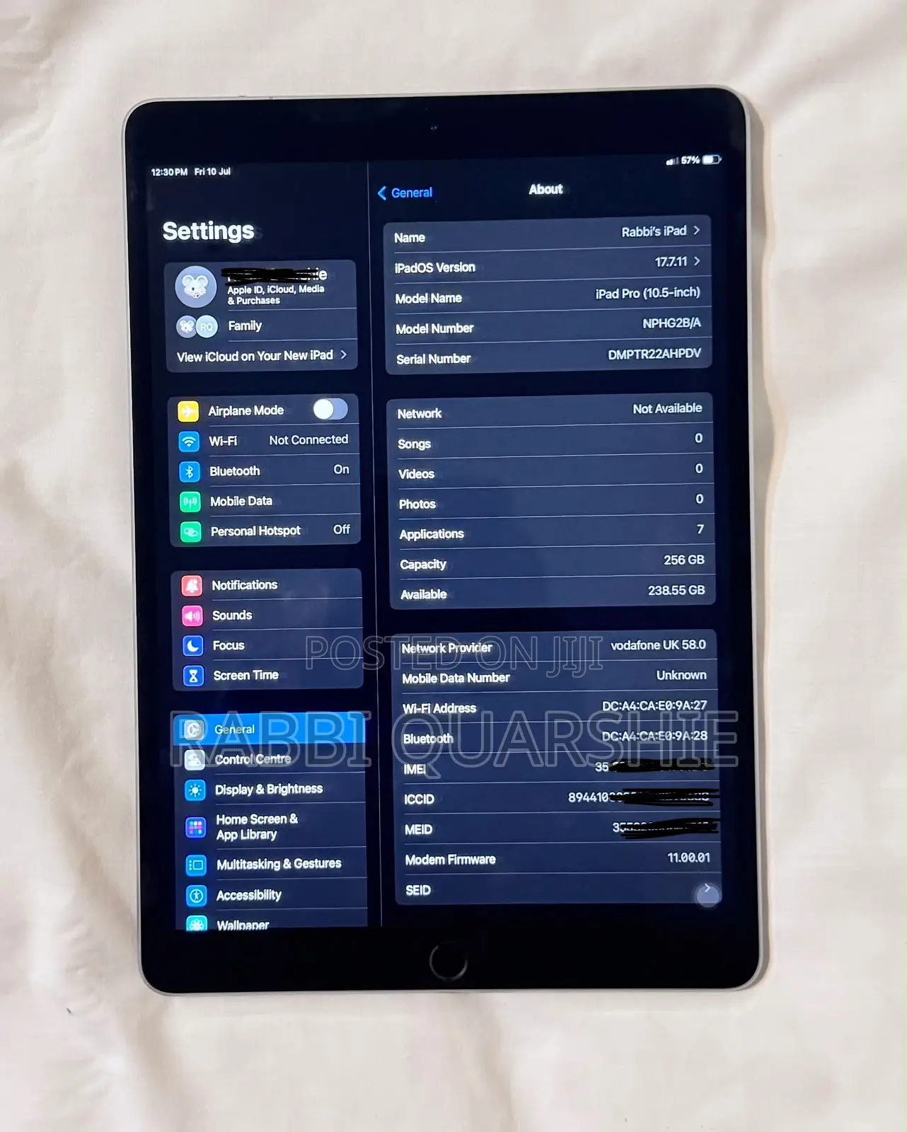 Apple iPad Pro 10.5 (2017) 256 GB Gray