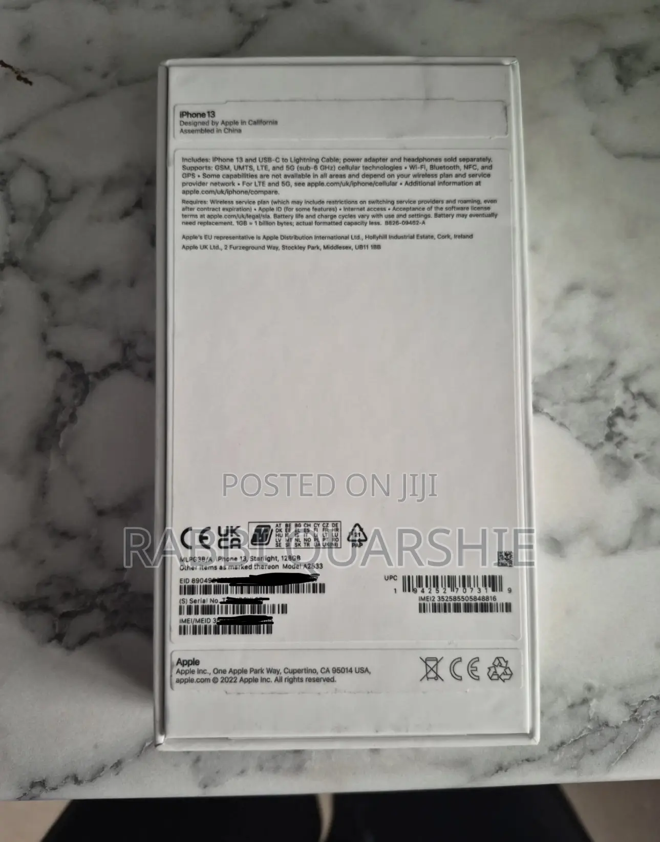 Apple iPhone 13 128 GB White