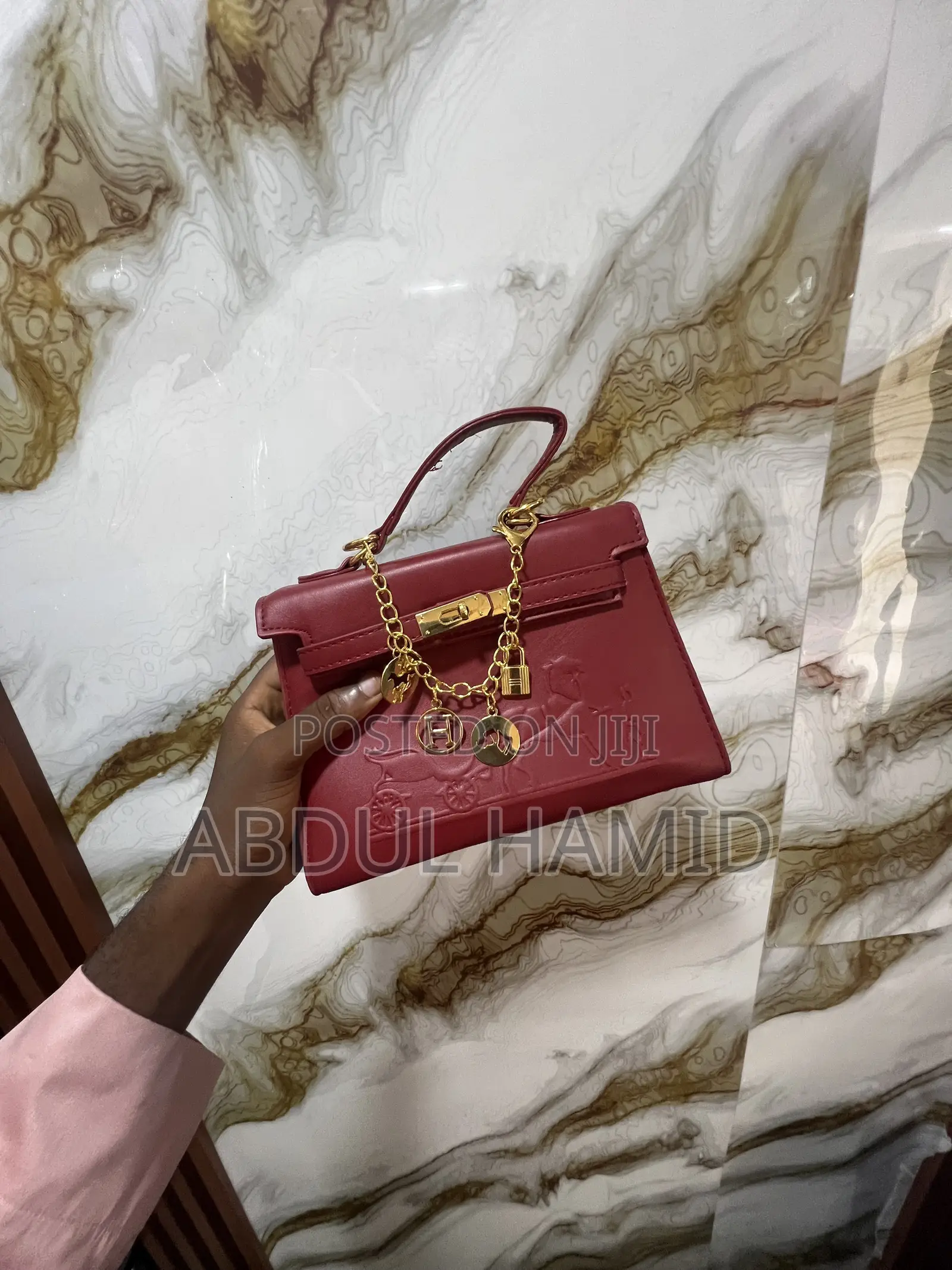 Luxury Mini Kelly Bag - Green/ Pink/Purple/Red/White - Top Handle Bag