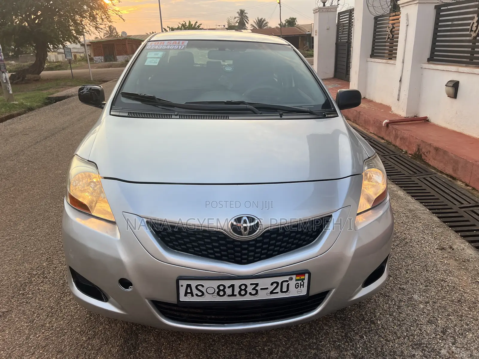 Toyota Yaris Sedan Automatic 2007 Silver