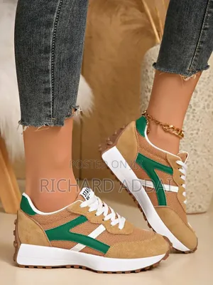 Ladies Quality Sneakers(stay Real Designe)