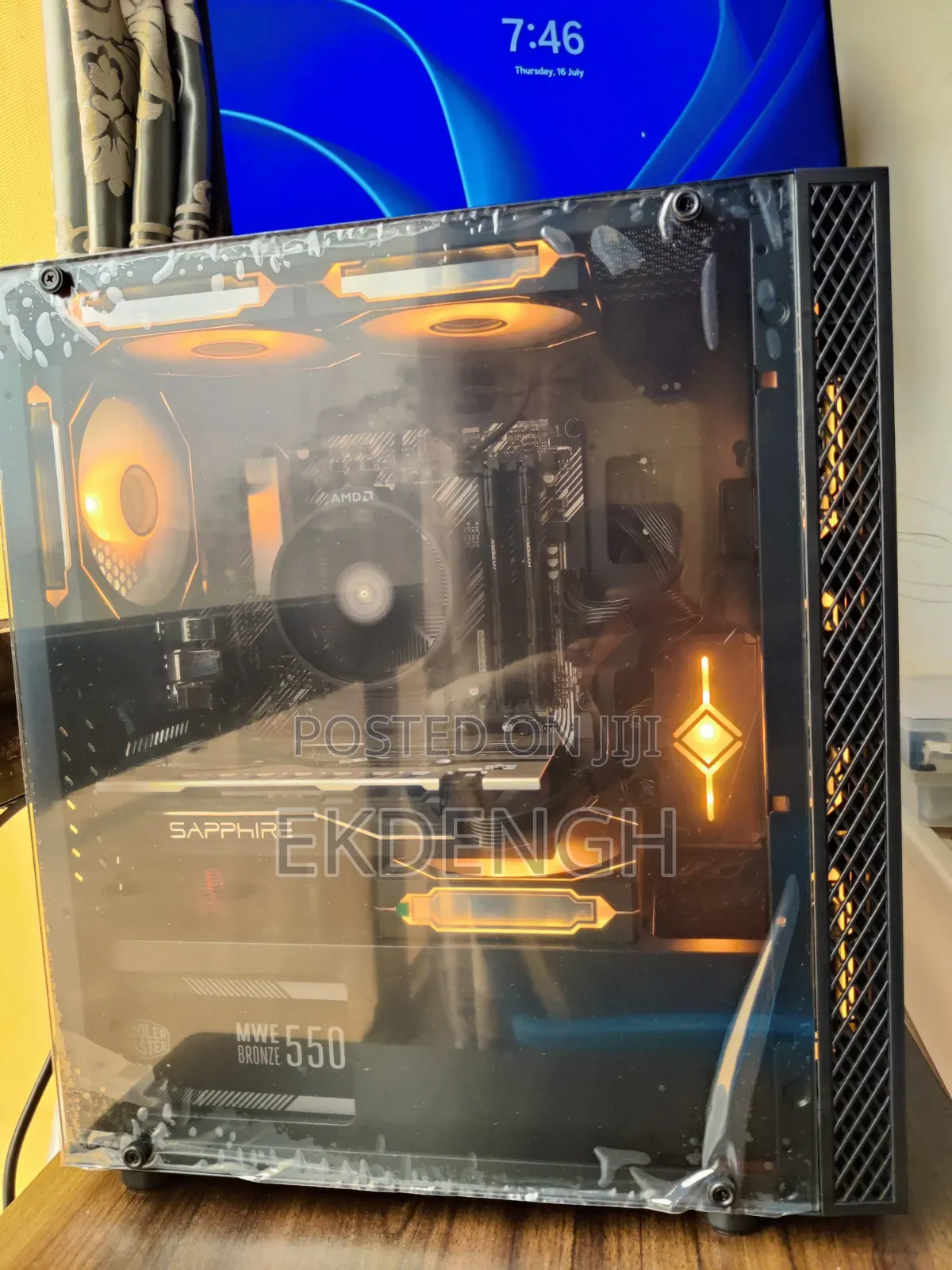 Desktop Computer 16GB AMD Ryzen 5 HDD+SSD 750GB