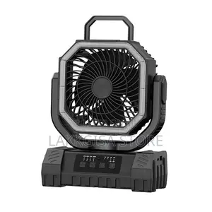 Rechargeable Lamp With LED Light and Fan