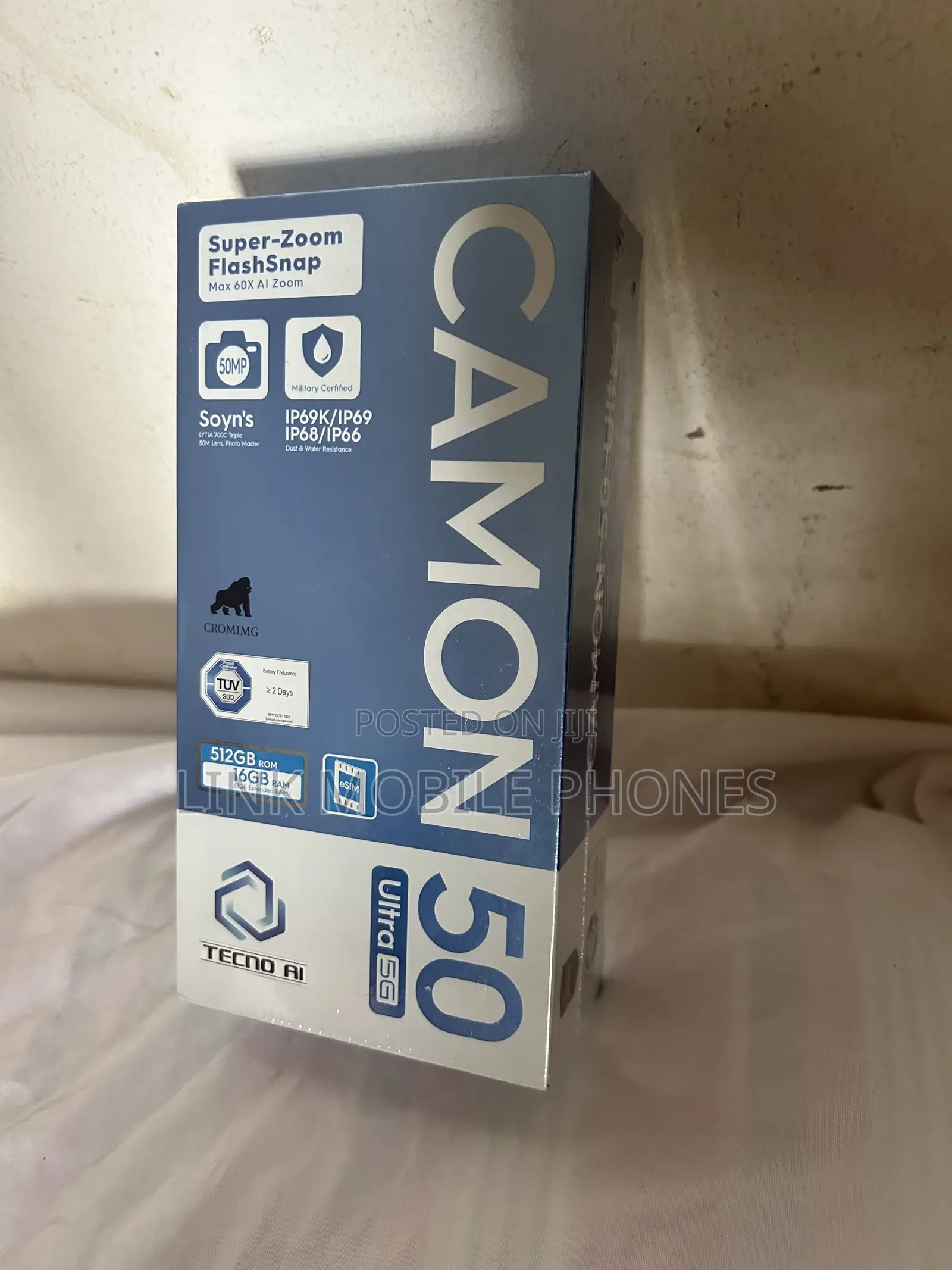New Tecno Camon 50 Ultra 512 GB Gray
