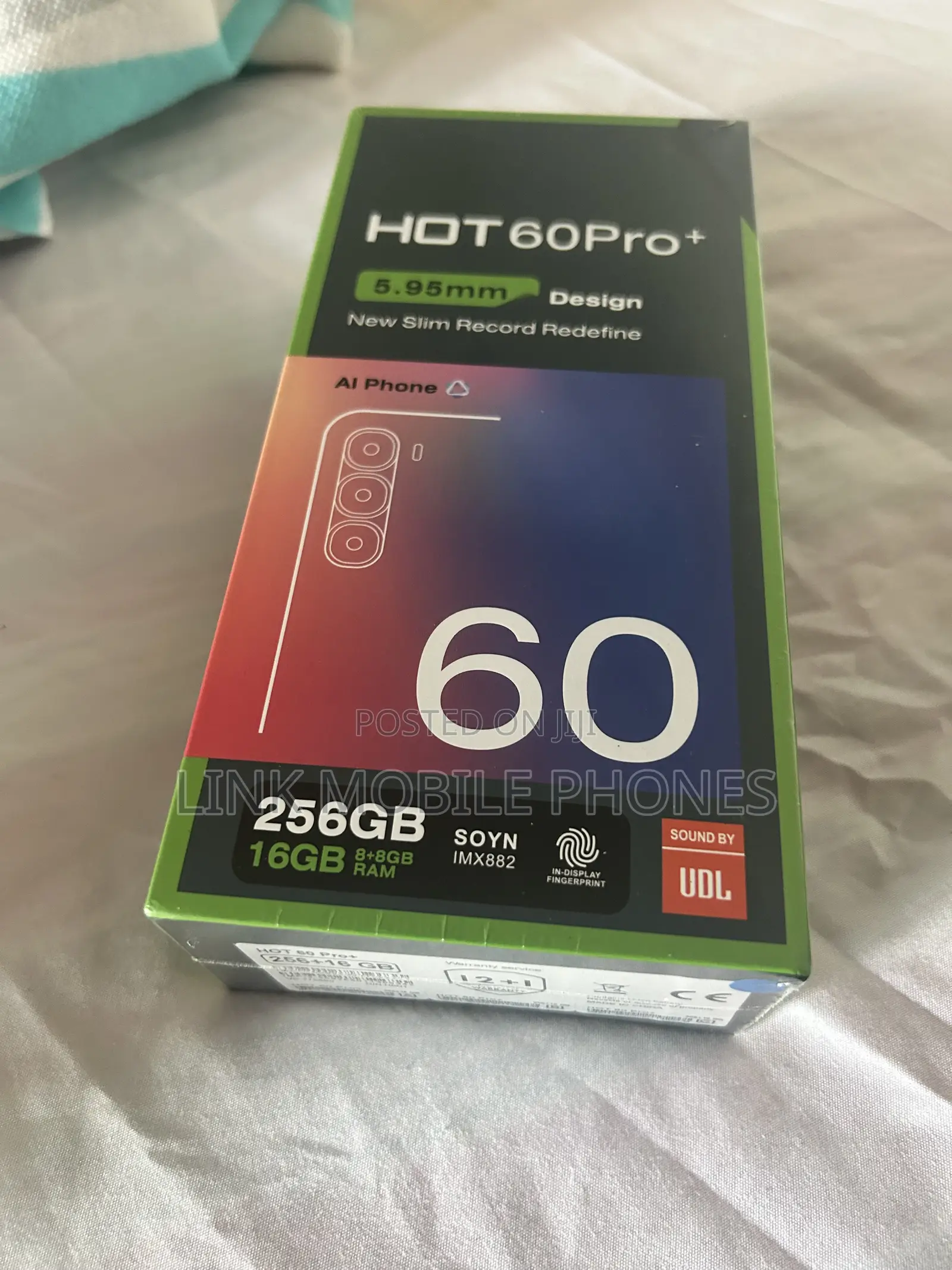 New Infinix Hot 60 Pro+ 256 GB Blue
