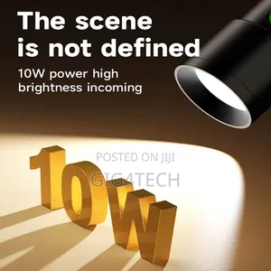 M-10 Portable Snoot Flashlight for Photography – 10W LED Spotlight