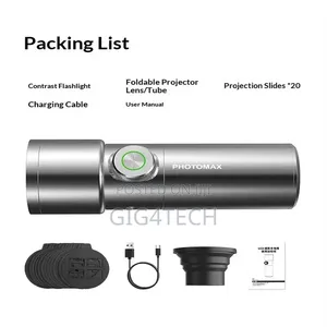 M-10 Portable Snoot Flashlight for Photography – 10W LED Spotlight