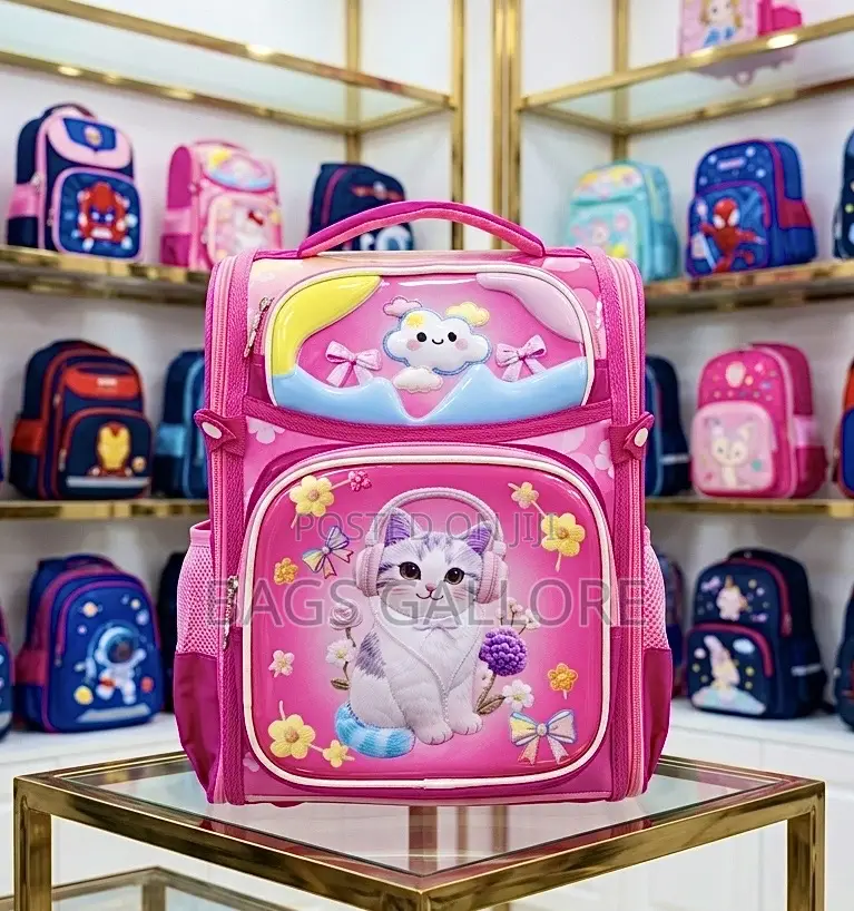 Folding Box Kids Cartoon Bag for Girls
