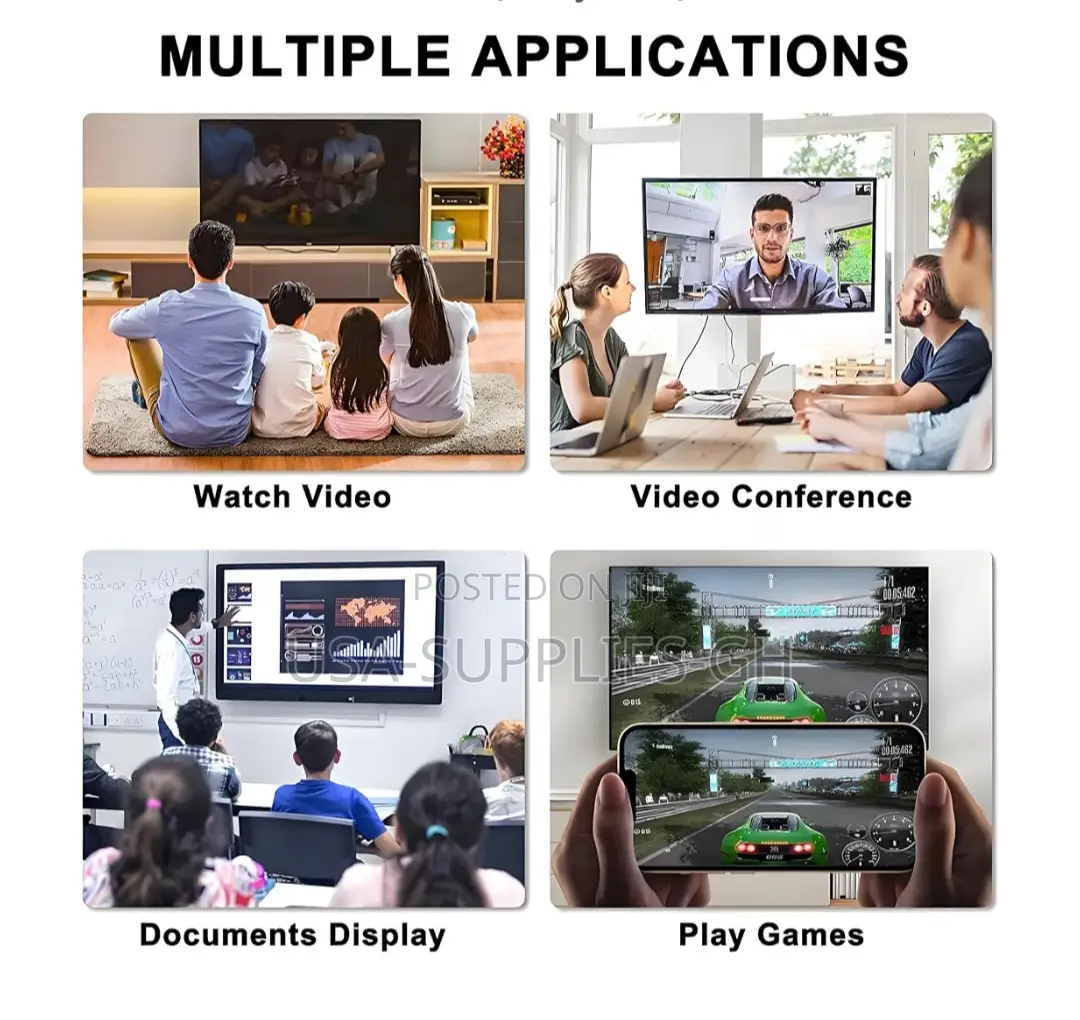 Apple Mfi Certified Lightning to Hdmi Adapter for iPhone From Usa
