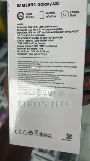 New Samsung Galaxy A20 64 GB Black