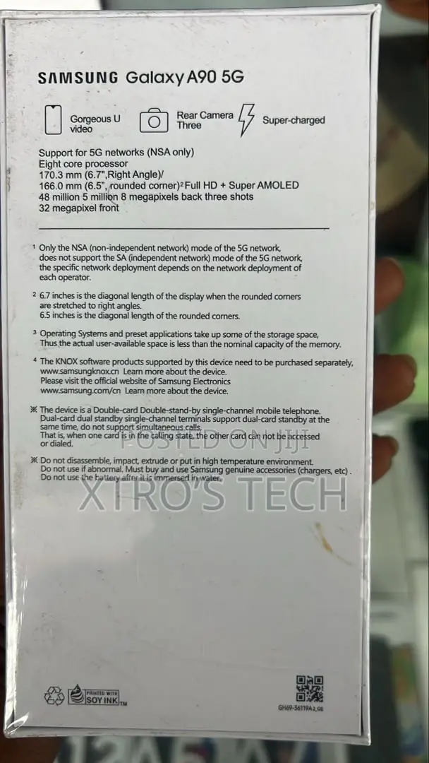 New Samsung Galaxy A90 5G 128 GB Black