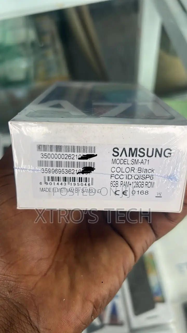 New Samsung Galaxy A71 5G 128 GB Black
